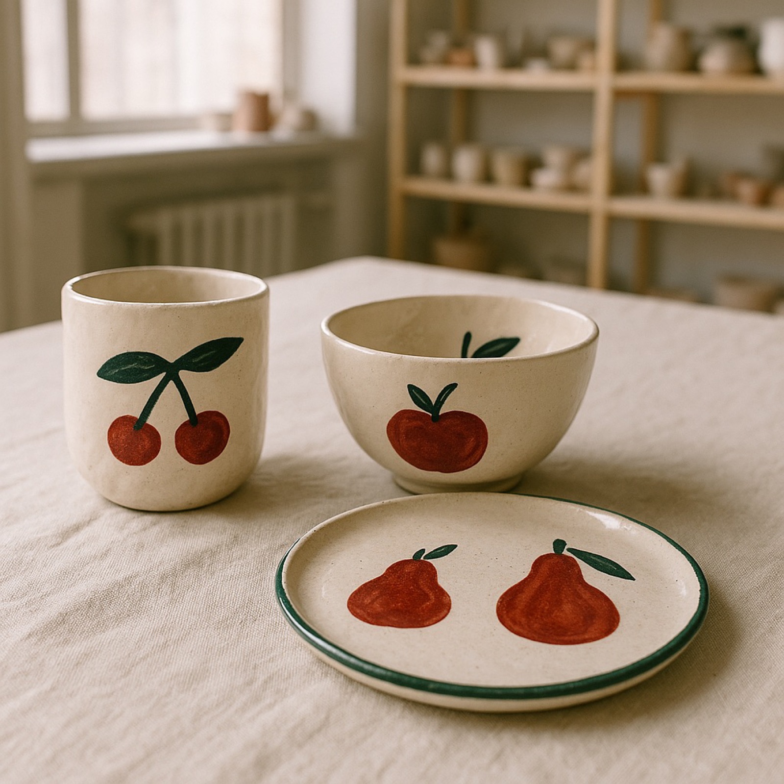 Crea tu set de desayuno — taller de cerámica La Torreta, Barcelona
